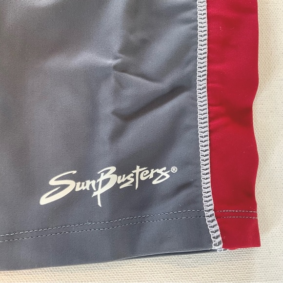 NWT Sunbusters Tuga Kid Boys 2-3 Years Gray Long Sleeve Rash Guard Shark UPF 50+ - Picture 5 of 7